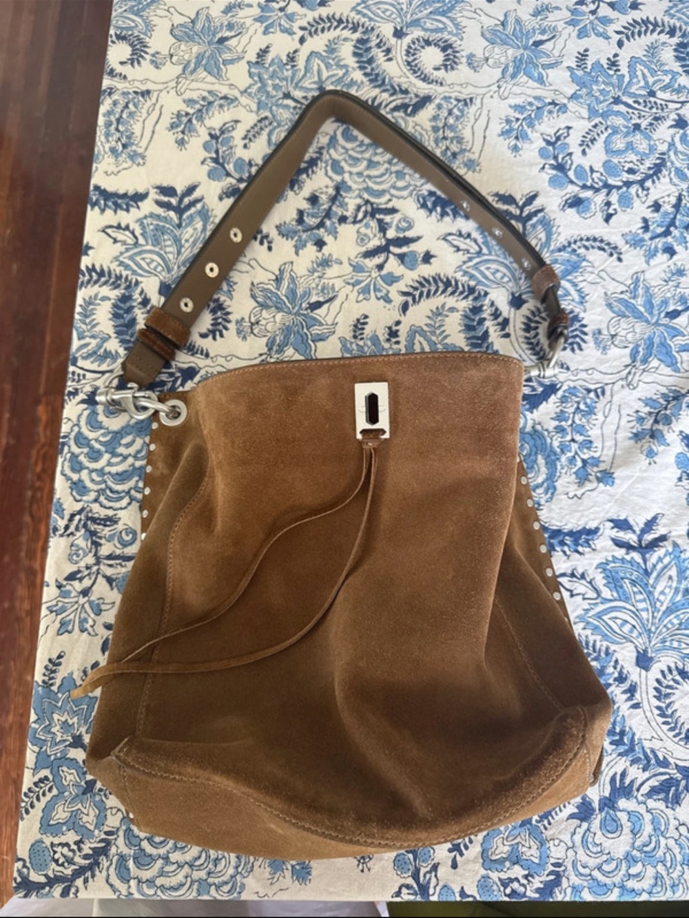 Suede Brown Women’s Shoulder Bag